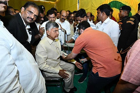TDP chief Chandrababu Naidu's health check up before arrest