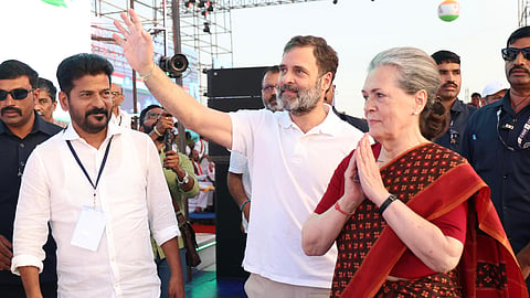 Congress promises Telangana 200 units of free power and free bus passes for women
