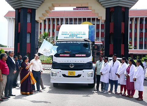 Kerala Health Minister Veena George flags off Mobile Virology Lab