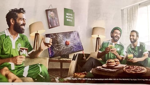 Makemytrip ad that drew criticism