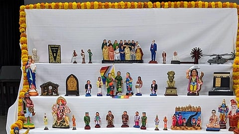 Navaratri doll display in Bengaluru by Reclaim Constitution initiative