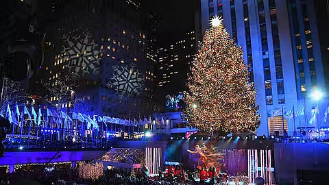 Public Christmas trees, like Rockefeller Center’s famous tree, didn’t start appearing in the U.S. until the 20th century.
