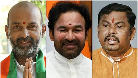 Bandi Sanjay Kumar, G Kishan Reddy, T Raja Singh
