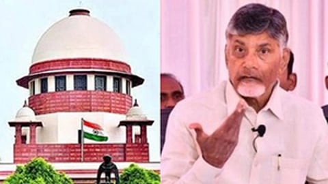 Former Andhra Pradesh Chief Minister Chandrababu Naidu