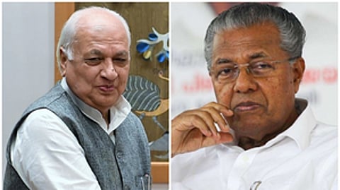 Governor Arif Mohammed Khan and Chief Minister Pinarayi Vijayan