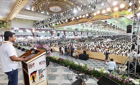 Udhayanidhi Stalin at DMK Youth Wing's second state conference