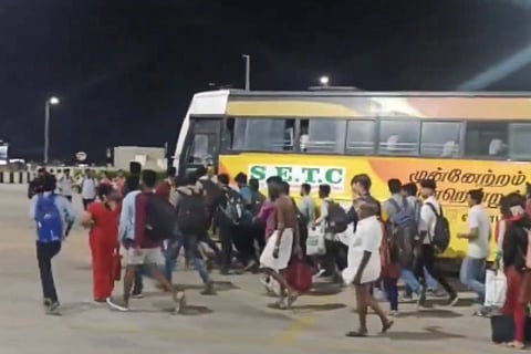 Chennai: Passengers protest at Kilambakkam terminus over limited buses to Trichy