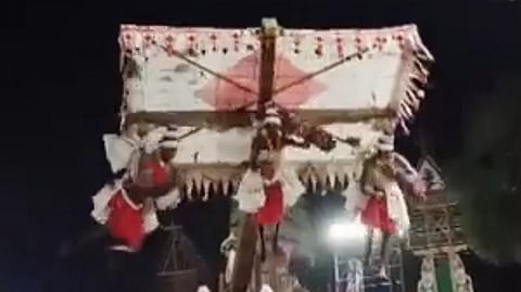 10-month-old falls during Kerala temple ritual, performer booked