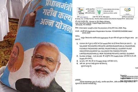 Rs 13 crore spent on ration bags with PM Modi’s image in just one state