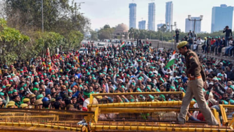 Farmers protest
