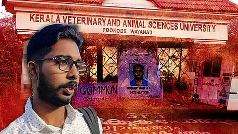 Kerala veterinary student Sidharthan