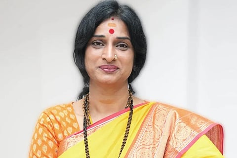 Hyderabad MP candidate from BJP Madhavi Latha