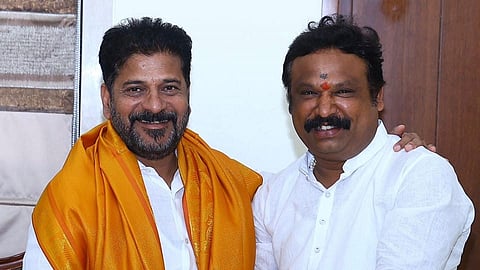 Sri Ganesh with CM Revanth Reddy