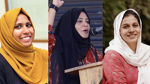 Mufeeda Thesni, Fathima Thahliya and Najma Thabsheera