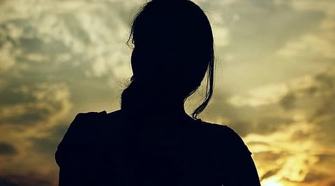 Silhouette of a woman