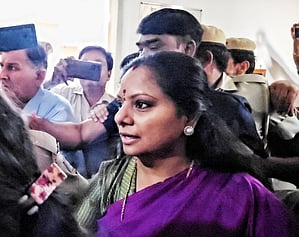 Bharat Rashtra Samithi (BRS) leader K Kavitha