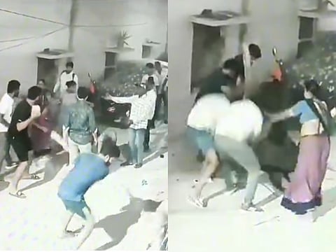 Visuals from CCTV footage