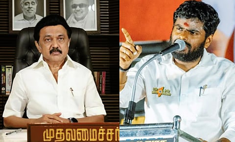 TN CM MK Stalin and TN BJP President Annamalai