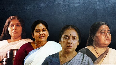 From left: Kaviyoor Ponnamma in Thaniyavarthanam, KPAC Lalitha in Madampi, Revathi in Bhoothakalam, and Bindu Panicker in Rorschach