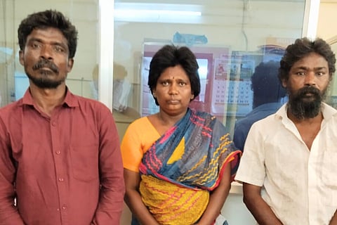 The three accused in Kallakurichi hooch tragedy.
(Left to right)
Kannukutty aka Govindaraj, Vijaya, and Dhamodharan.
