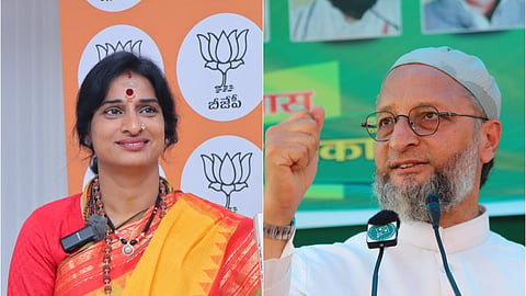 Owaisi retains Hyderabad, defeats BJP’s Madhavi Latha by over 3.38 lakh votes