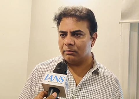 Bharat Rashtra Samithi (BRS) working president K. T. Rama Rao
