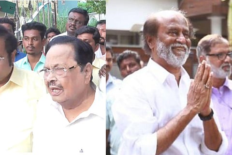 ‘We are long-time friends’: Rajini says after exchanging barbs with Durai Murugan