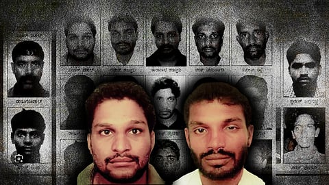 Subhash Padil (left) who led the homestay attack in 2012 and Ganesh, another accused who was singled out by the then Chief Justice of the Karnataka High Court Vikramajit Sen as a key attacker.