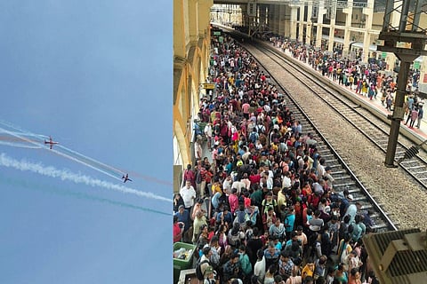 Four dead and 96 hospitalised as chaos erupts at IAF’s Chennai air show
