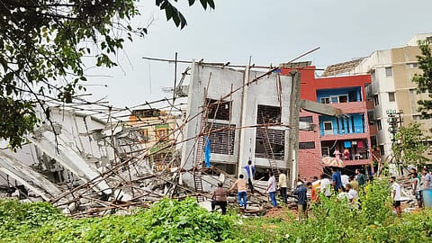 Bengaluru building collapse: One dead, five missing as record rain lashes city