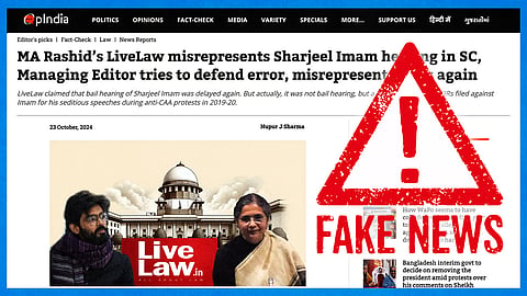 LiveLaw threatens legal action against OpIndia for spreading misinformation