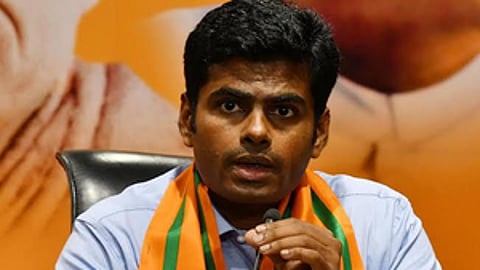 Tamil Nadu BJP president K Annamalai