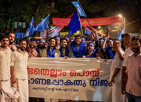 KSU leaders celebrating victory