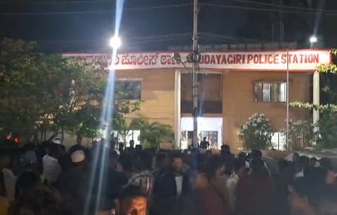 Tensions rise in Mysuru over derogatory post on INDIA bloc leaders, minorities