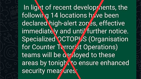 No security alert issued for Telangana, say officials after fake message goes viral