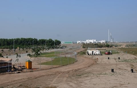 A road under construction