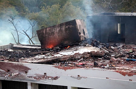 Air India plane crash: 14-year-old boy among victims as fire engulfs tea stall near crash site