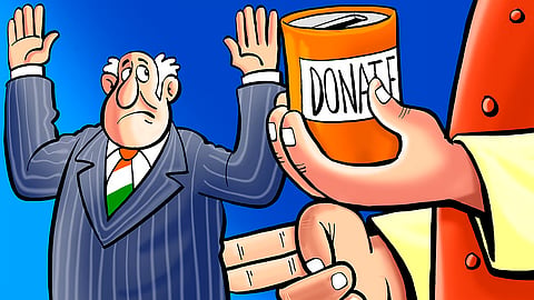TNM-NL Investigation: 30 firms facing ED, IT probe donated Rs 335 cr to BJP