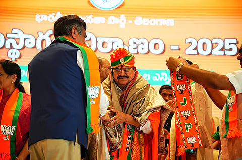 Telangana BJP president N Ramchander Rao