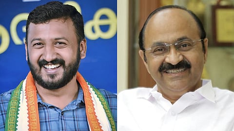Image featuring Rahul Mamkoottathil and VD Satheesan