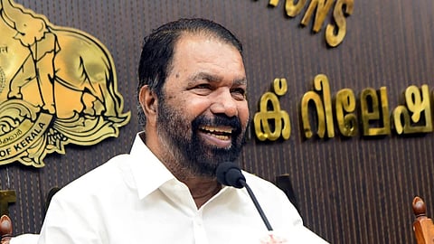 Image featuring V Sivankutty wearing a white shirt