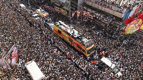 Karur stampede: Police arrest TVK district secretary