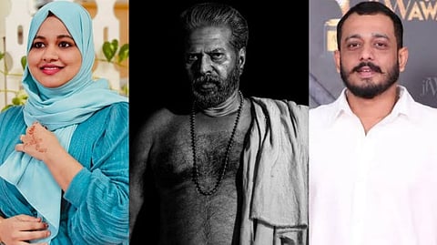 Shamla Hamza, Mammootty, and Chidambaram — winners of the 55th Kerala State Film Awards for Best Actress, Best Actor, and Best Director respectively.
