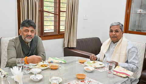 Amid power tussle Karnataka CM Siddaramaiah invites DK Shivakumar for breakfast