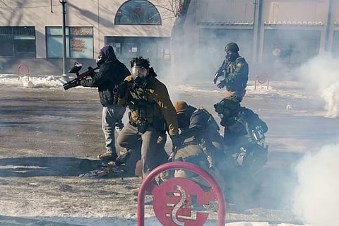 Federal immigration agents (ICE) have been deployed in large numbers in Minneapolis leading to a series of violent confrontations with protesters.