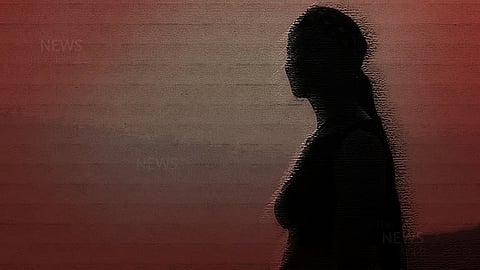 A woman’s silhouette