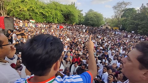 Protest at Jantar Mantar