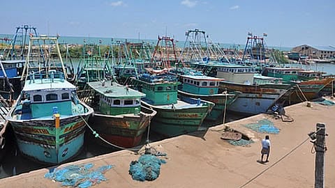 Fishing boat image used for representation