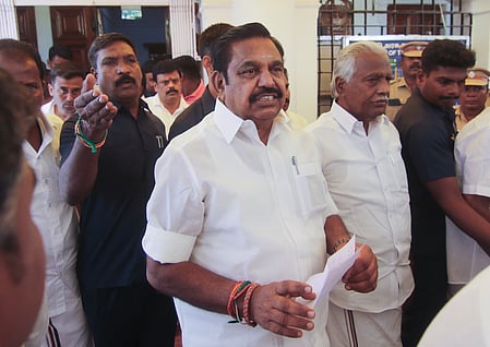 No organisational comeback for AIADMK rebels as Palaniswami stands firm