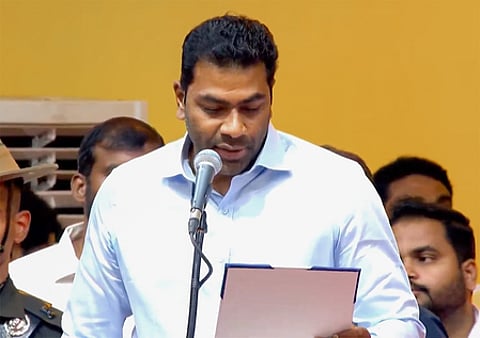 Tamil Nadu Minister Aadhav Arjuna